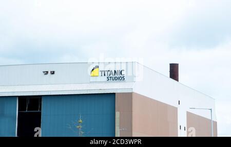 Belfast, Irlanda del Nord - 03 agosto 2019. Belfast film Titanic studio Foto Stock