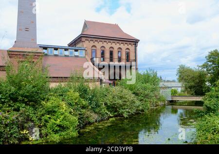 walthamstow paludi pompa casa museo informazioni per i visitatori serbatoi N17 traghetto Lane london inghilterra Regno Unito Foto Stock