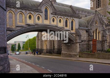 DUBLINO, IRLANDA - Maggio 2016: Vista exterior de la Dublinia St Michael's. Foto Stock