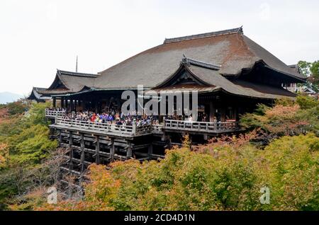 Kiyomizu-dera, tempio buddista giapponese, Kyoto Foto Stock