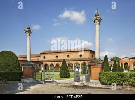 Certosa di Ferrara - San Cristoforo alla Certosa di Ferrara. Italia Foto Stock