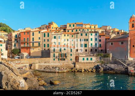 Villaggio di Tellaro, Tellaro, Lerici, provincia di la Spezia, Liguria, Italia, Foto Stock