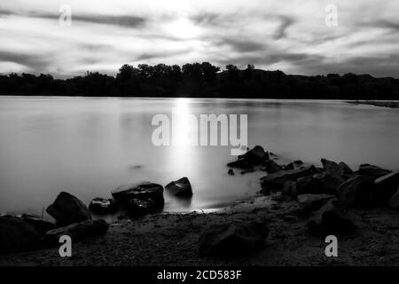 Ungheria, Danubio di Göd Foto Stock