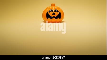 Halloween concetto di vacanza con jack o lanterna Foto Stock