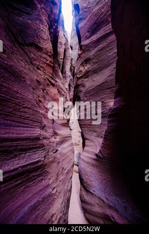 Vermillion Cliffs, slot Canyons, Buckskin Gulch, Paria Canyon, Utah, Stati Uniti Foto Stock