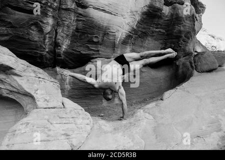 Ginnastica, state Park, Overton, Nevada, USA Foto Stock