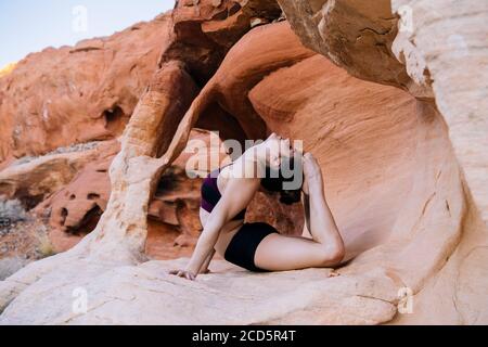 Ginnastica, state Park, Overton, Nevada, USA Foto Stock