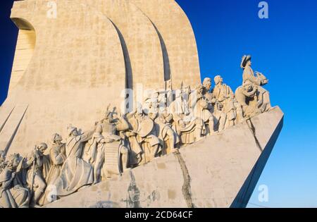 Il Monumento delle Scoperte (Padrao dos Descobrimentos), Lisbona, Portogallo Foto Stock