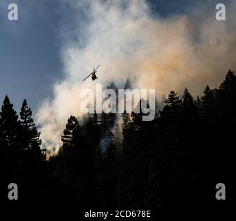 Incendi selvaggi in California Foto Stock
