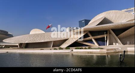 Il Museo Nazionale del Qatar è uno dei migliori esempi di arte moderna Foto Stock