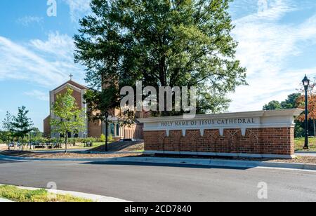 Raleigh North Carolina USA Settembre 20 2017 Santo Nome di Cattedrale di Gesù Foto Stock