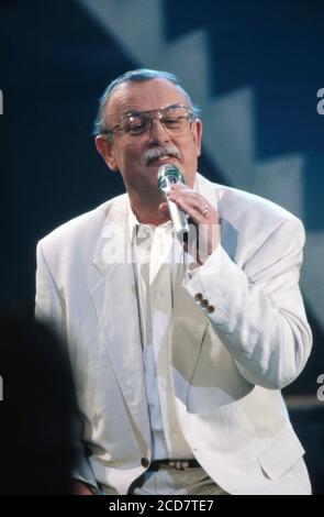 Wetten dass, Spielshow, Deutschland 1993, Gaststar Sänger Roger Whittaker Foto Stock