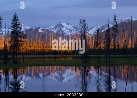 Twin Lakes, Hells Canyon National Recreation Area, Oregon Foto Stock