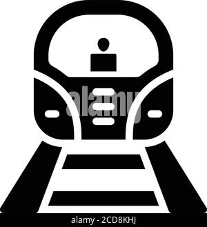 Train Icon è usato nella progettazione e nello sviluppo di siti web, commerciali, mezzi di stampa, web o qualsiasi tipo di progetto di progettazione. Illustrazione Vettoriale