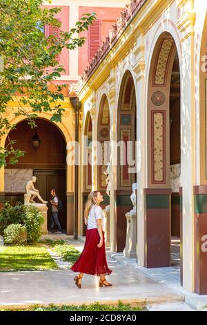 Francia, Parigi, Giornate del Patrimonio, la Scuola Nazionale di Belle Arti, la Corte Mulberry Foto Stock