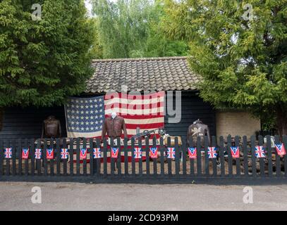 Festeggiando il 75° anniversario della VE (vittoria in Europa) Foto Stock