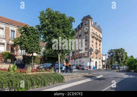 Francia, Seine Saint Denis, Rosny sous Bois, Avenue della Repubblica Foto Stock