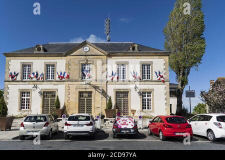 Francia, Calvados, Cote de Nacre, Municipio di Ouistreham Foto Stock