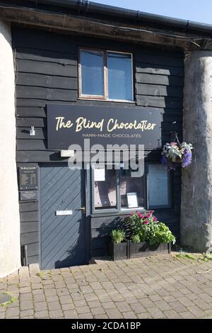 The Blind Chocolatier Staveley Mill Yard il Lake District Foto Stock