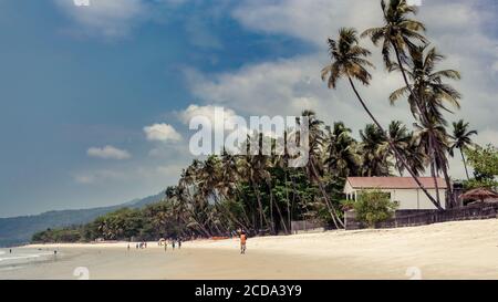 Spiaggia di Tokeh in Sierra Leone Foto Stock