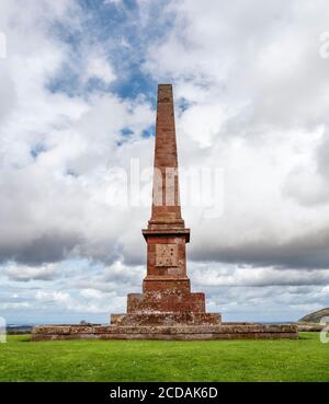 James Maitland Balfour Memorial, East Lothian, Scozia, Regno Unito. Foto Stock