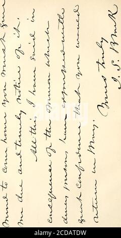 . Vita e servizi pubblici di Edwin M. Stanton . // 4. ARCHIVI MESSICANI 55 la corrispondenza tra il Sig. Stanton e l'at-torney-General Black durante il soggiorno dei formatori m Cali-fornia è voluminosa e interessante. Mostra i rapporti lose e la fiducia reciproca che esistevano tra loro, e dà una visione interna di una campagna contro la frode, in cui entrambi hanno eseguito i servizi patrioticand di successo che richiedono la più alta courageand unbending integrità. Il 27 aprile Black scrisse che aveva le lettere di lettura di Stanton con intensa gioia. Il progresso che fate, ha detto, nel Limantour Foto Stock