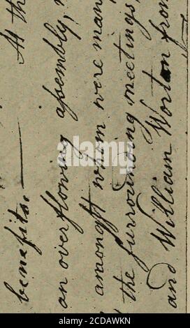 . La vita e le fatiche di Elias Hicks; di Henry W. Wilbur . mmoralità e ubriachezza, e sono stati più o meno peroranti al nome cristiano, dando molto luogo per gli infedeli a scagliare. Mentre si trovava ad Elizabeth, nel New Jersey, Elias scrisse un let-ter ll a un giovane di nome Samuel Cox. Sembra che il thisperson contemplasse di studiare per il ministero; quella hisnonna era un amico ed Elias lavorò con il thenonson sul suo conto. Ha detto che la scienza umana di studio non poteva qualificare un ministro. Supponiamo infatti che una cosa del genere fosse quella di gettare la più grande dignità possibile sull'essere Divino, e. Foto Stock