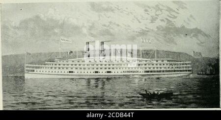 . Gestione industriale e industriale . LANCIO DEL PIROSCAFO SIR WILLIAM FAIRBAIRN.Costruito nel 1896 dalla Detroit Dry Dock Co., Detroit, Michigan. HUDSON RIVER STEAMF.K AUIKUNUALK, PEOPLE S LINE.610 TIPI DI NAVI A T USA N-B UIL. 611 LAGO FREIGHTER SIR WILLIAM FAIRBAIRN.Built by Detroit Dry Dock Co., Detroit, Michigan prescritto per qualità fisiche di materiale utilizzato nelle nostre navi haveconstantemente superato in gravità e precisione i test di qualsiasi altro paese. Questi requisiti, senza precedenti come erano al momento in cui sono stati prescritti, sono stati soddisfatti e superati, e oggi wecan dire con pri Foto Stock