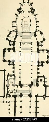 . Pellegrinaggi a Santa Maria di Walsingham e a San Tommaso di Canterbury, centro dell'antica abside*]. Così, comparando le rappresentazioni di questo omicidio sui sigilli degli arcivescovi, quello di Bonifacio, 1259, non ha altare; sul theeal di Robert, 1273, l'altare è sullo sfondo, eBecket ha le spalle; sul sigillo di Giovanni Peckham, 1278, l'altare di nuovo sparisce; Ma nel sigillo di JohnStratford la vittima si inginocchia all'altare con la schiena agli assalitori, e questa posizione è mantenuta nei sigilli di Islip, Langton e Arundel. Nel momento in cui Becket è stato incontrato dal parente Foto Stock