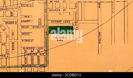 . Miglioramento di Fort Wayne Indiana; rapporto per Fort Wayne Civic Improvement Association . DDLJ. LKRI M DD; Foto Stock