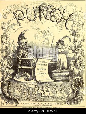 . Punch . il suo giù come una donna intelligente. Stampato da William Bradbury, del n° 13, Upper Woburn Place, e Frederick Mullett Evans, del n° 19, Queens Road West, Regents Park, entrambi nella IParibh di St. Pancras, nella contea di Middlesex, stampanti, presso l'ufficio tbeir di Lombard!Street, nel Precinct di Whitefriars, nel Cityjof Loudon, E Publisheu da loro al n° 85, Fleet Street, nella parrocchia di St. Bride, nel cllondinese della città.-Satobday, gennaio 19,1851. QUESTO DAT È PUBBLICATO, IN UN VOL. POST 8vo, PREZZO 10s. 6d. CON MAP, IL PRINCIPE DEL GALLES IN CANADA E NEGLI STATI UNITI. DI N. A. WOODS, ESQ. Foto Stock