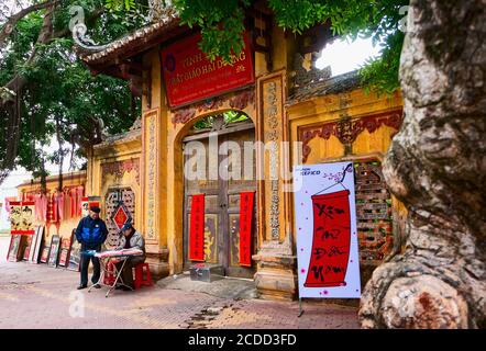 MAO Dien Tempio della Letteratura, Provincia di Hai Duong, Vietnam Foto Stock