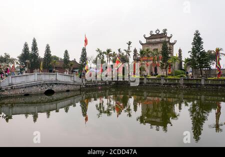 MAO Dien Tempio della Letteratura, Provincia di Hai Duong, Vietnam Foto Stock