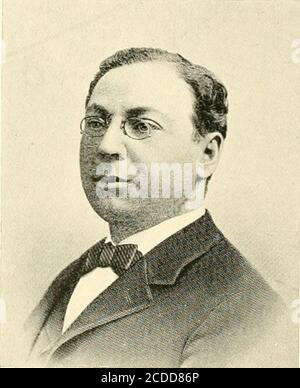 . Storia di Leslie della Grande New York . della Convenzione costituzionale del 1894, fu presidente del suo Comitato i^uture Amendments, e sec-ond del Comitato giudiziario. Succedette a William B. Horn-blower come presidente del commit-tee on Law Keform della New York state Bar Association. La nuova legislatura di York del 1895 gli ha dato un voto di thaid^s per le fatiche hisardous nella redazione degli emendamenti ai codici di cirocedura di Civiland Crinnnnal, in modo da conformarli al nuovo Judiciaryarticle. Dal febbraio 1894 è impegnato nella pratica in Xew York City. Il Comitato della manifestazione Foto Stock