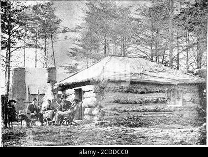 . Storia della prima artiglieria del Connecticut [risorsa elettronica]: E dei treni d'assedio degli eserciti che operano contro Richmond, 1862-1865 . Quarti invernali confederati. Questi quartieri furono occupati dai Confederati a Couterville, Virginia, durante l'inverno del 186H862. Artiglieria Inverno Quarters. Questo è il quartier generale della prima Brigata di artiglieria a cavallo a Brandy Station, Ya., durante l'inverno di lsijo-lsi.H. APPENDICE. 201 Headquarters Siege Train, 15 settembre 1864.Brig.-General Geo. D. Ramsey, capo di Ordnance, U.S.A. General,- mando con questa mail due campioni di Schenklsabots, uno Foto Stock