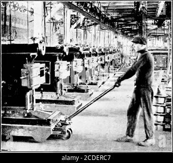 . La ciclopedia per la movimentazione dei materiali; un libro di riferimento che copre le definizioni, le descrizioni, le illustrazioni e i metodi d'uso delle macchine per la movimentazione dei materiali impiegate nell'industria . Foto Stock
