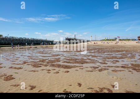 East Beach, Littlehampton, West Sussex, Regno Unito Foto Stock