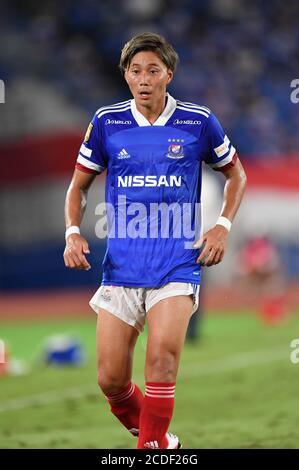 Ken Matsubara di Yokohama F. Marinos durante la partita di calcio J.League J1 tra Yokohama F. Marinos 4-1 Hokkaido Consadole Sapporo allo Stadio Nissan il 26 agosto 2020 a Yokohama, Kanagawa, Giappone. Credit: AFLO/Alamy Live News Foto Stock