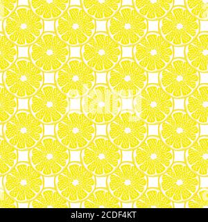 Illustrazione sul tema grande colore giallo senza cuciture limone, frutta brillante motivo per sigillo. Motivo di frutta costituito da un bel limone senza cuciture ripetizione. S Illustrazione Vettoriale