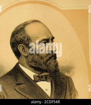 . Album ritratto e biografico della Contea di Isabella, Mich . Foto Stock