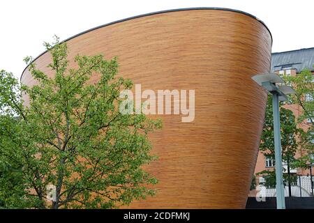 Kamppi Chapel situata a Helsinki, Finlandia Foto Stock