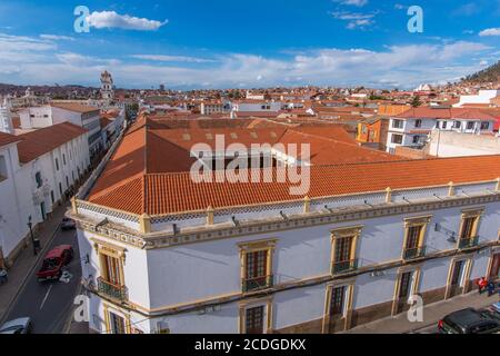 Iglesia de la Merced, Sucre, capitale costituzionale della Bolivia, capitale del Dipartimento di Chuquisaca, Bolivia, America Latina Foto Stock