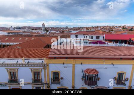 Iglesia de la Merced, Sucre, capitale costituzionale della Bolivia, capitale del Dipartimento di Chuquisaca, Bolivia, America Latina Foto Stock