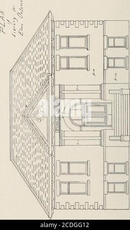 . RAPPORTO DEL MINISTRO DELL'ISTRUZIONE, ONTARIO, 1909 . Lic Library fondata nel 1871 ad una FreeLibrary, e il cambiamento è stato approvato da una sostanziale maggioranza. I piani sono stati garantiti e conseniti dal Sig. Carnegie, le gare d'appalto sono state apritail 2 giugno 1909, e il lavoro lasciato. I lavori iniziarono il 10 luglio e l'edificio sarà completato il 1 dicembre. Materiale utilizzato nell'edilizia - mattoni rossi pressati, con sillè in pietra tagliata, architravi e gradini.dimensioni dell'edificio, 48 x 36.seminterrato: Sala conferenze, 32.9 x 28.6.Sala riunioni, 15 x 16.Sala fornace, 15 x 16.primo piano: Pila, biblioteca e sala lettura, 44 x 3 Foto Stock