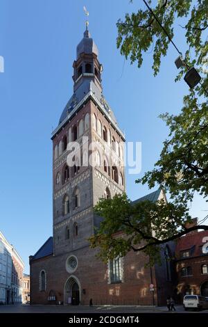 La Cattedrale di riga, formalmente la Chiesa Cattedrale di Santa Maria, a riga, Lettonia Foto Stock