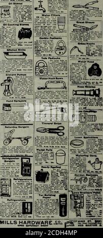 . Merchandising hardware marzo-giugno 1915 . Foto Stock