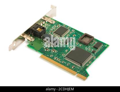 Scheda di rete Foto Stock