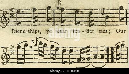 . The Scottish minstrel : una selezione delle canzoni più preferite della Caledonia; adattato per la voce, il flauto tedesco e il violino . Fare-wel, tu giorno giusto, tu verde ^e£^^ ^^m terra, e voi cieli. Ora gay con il n^^^i troad set - Ting &3Xil fare-^**e;l,.ioces e.. Razza di esistenza è corsa. T^tu Foto Stock