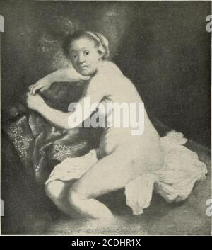 . Rembrandt; des meisters gemälde nel 643 abbildungen . , - T 19. Parigi, E. Warneck Diana im Bade Auf Holz, H. 0 1S, B. 0,17 Diana nel bagno um 1630-1631B. 47 Diane au bain 20 Foto Stock