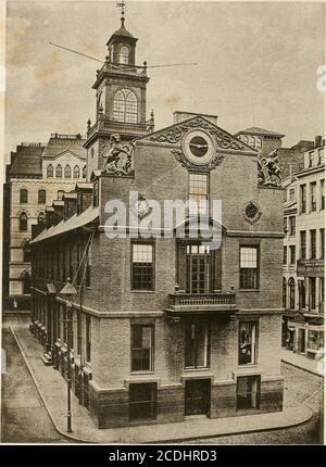 . Ri-dedicazione della Old state House, Boston, 11 luglio 1882 . RE-DEDIC.ATION OLD STATE HOUSE BOSTON, 11 LUGLIO 1882.REDESECATIONOLDS00BOST Foto Stock